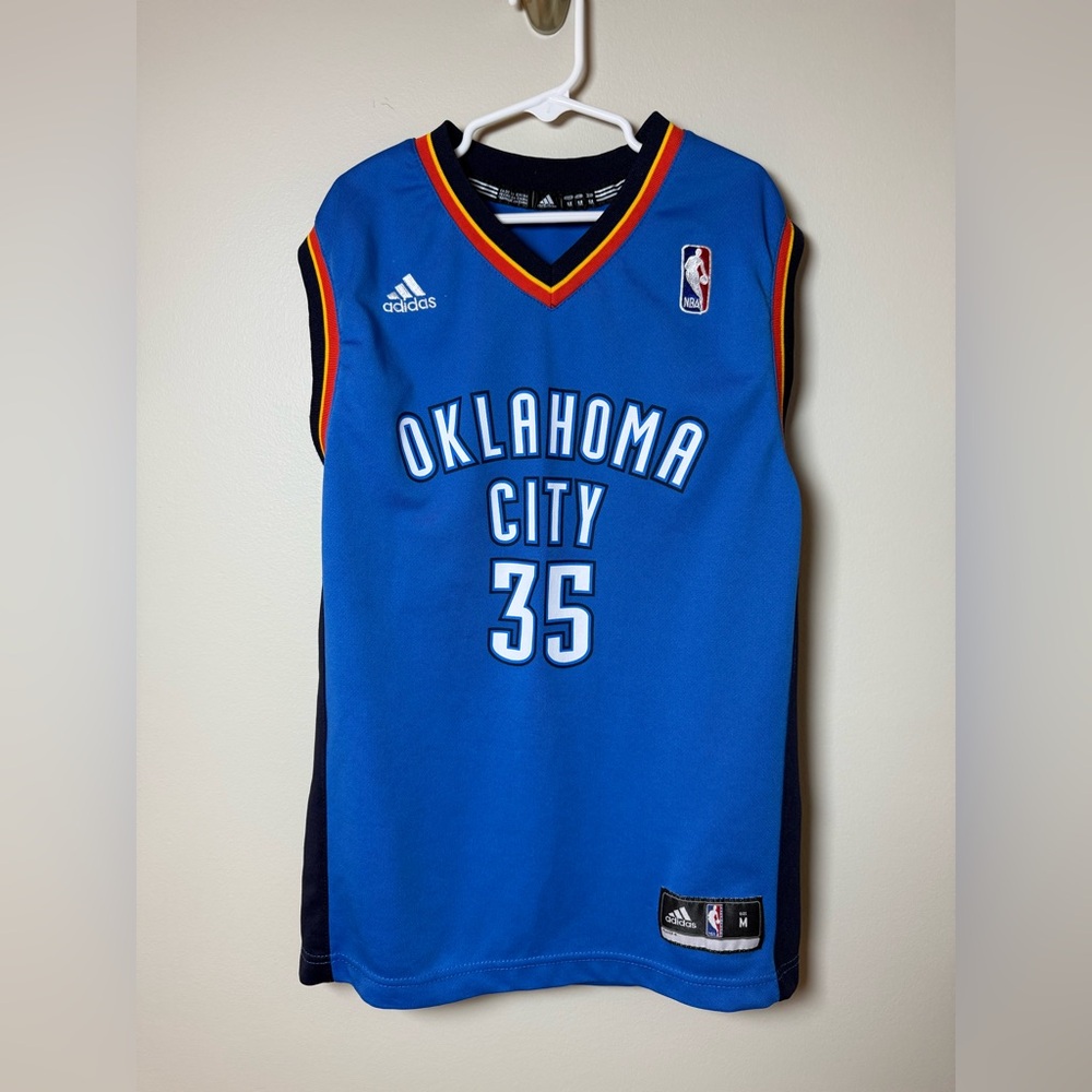 Boys‎ Oklahoma City Thunder Jersey – Kevin Durant #35 – Adidas – Size M